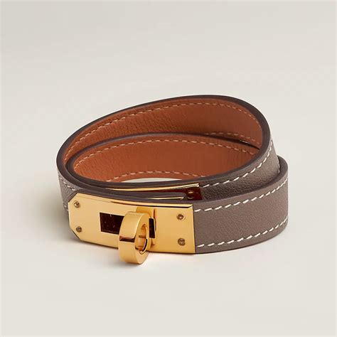 bracelet hermes cuir double tour|hermes bracelet leather price.